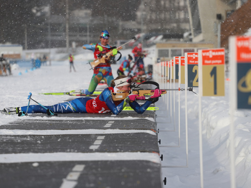 Biathletin Tereza Dolezalova